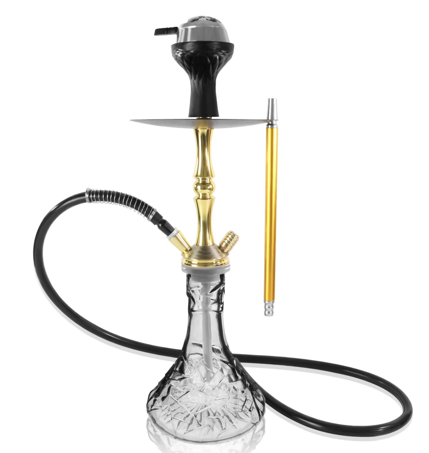aluminum golden hookah AL-CG24