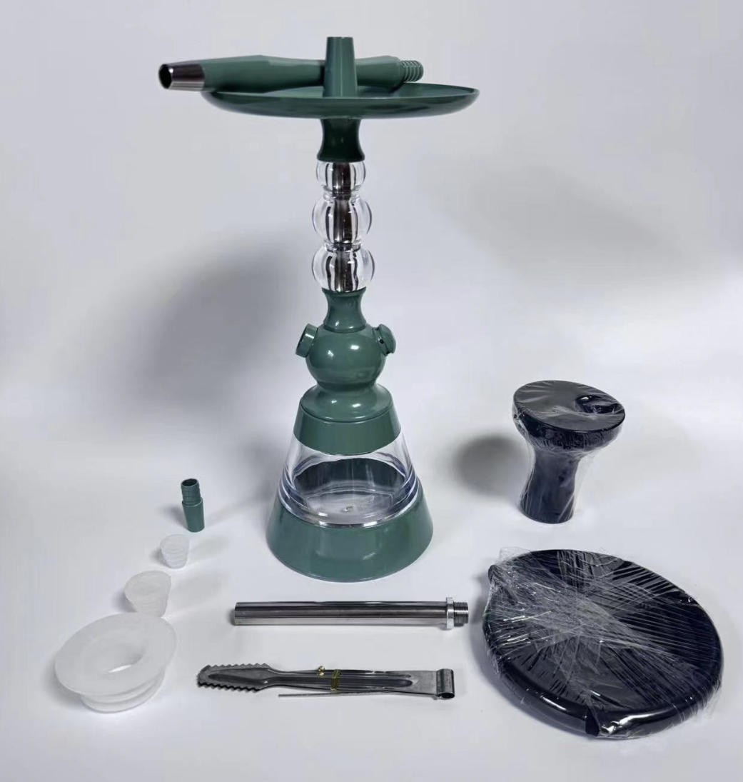 aluminum green hookah AL-C82