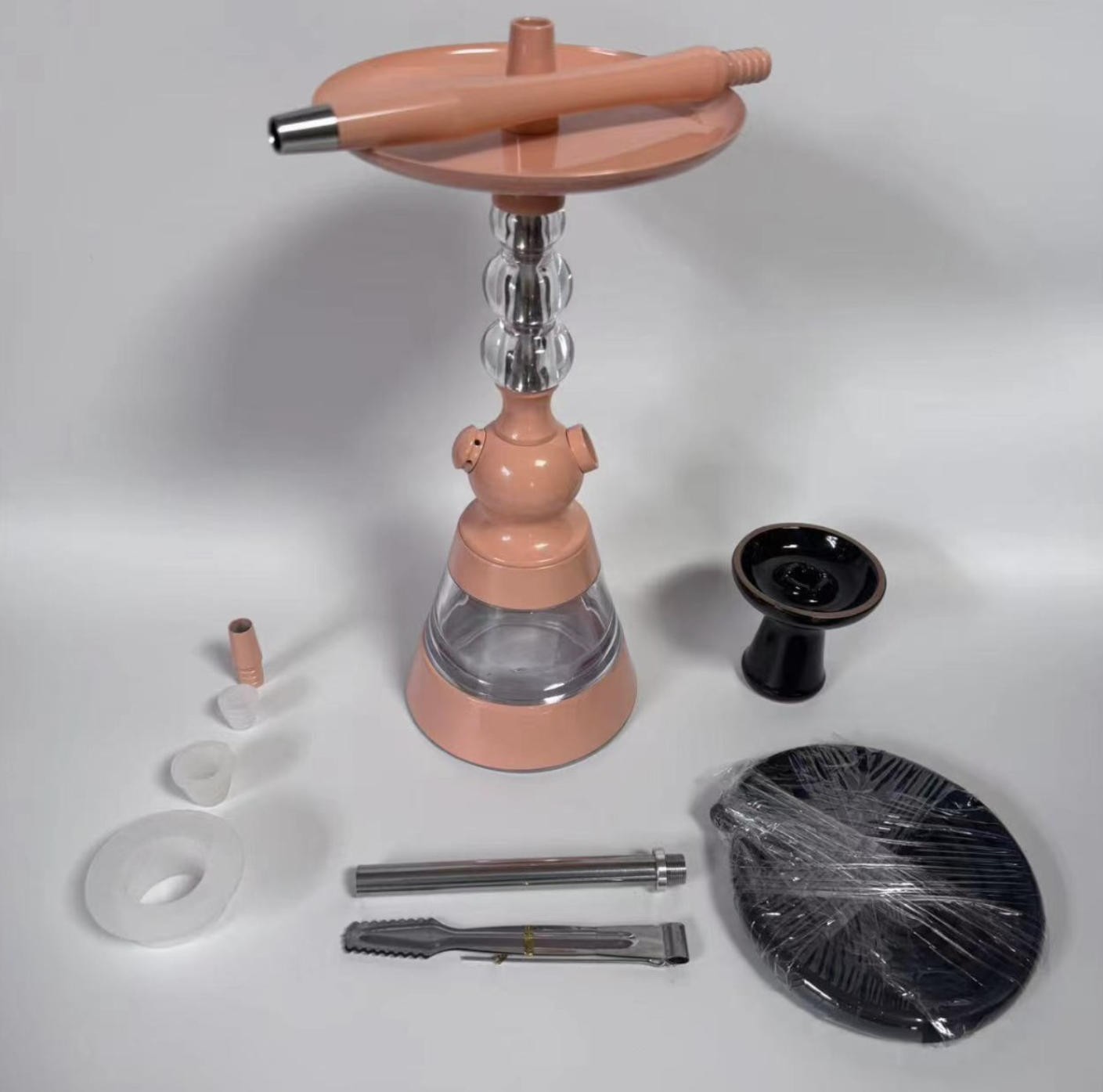 aluminum pink hookah AL-CP06
