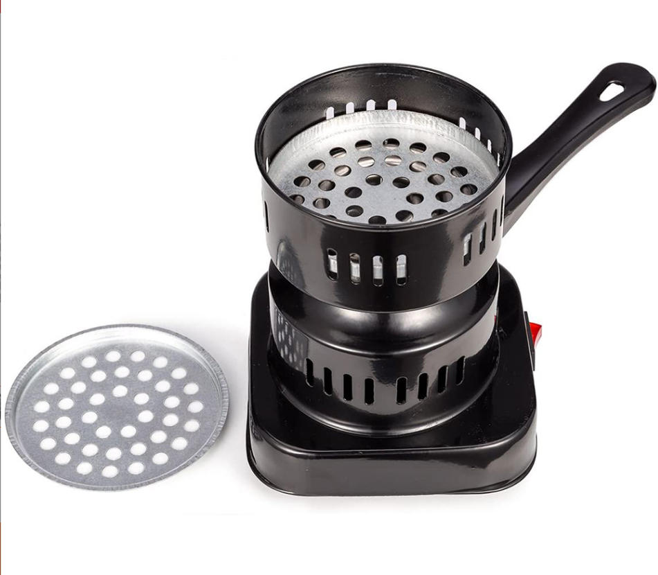 how to heat hookah coals？