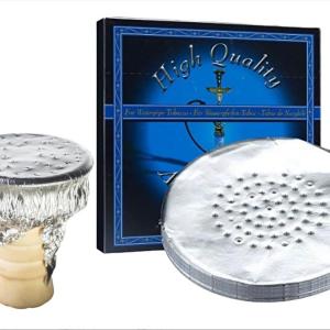 Pierced Hookah Foil 100 Pcs NEW Hooka Shisha Precut Foils