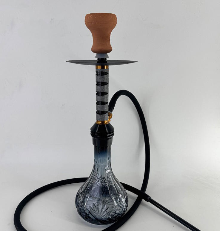 aluminum black hookah AL-BL03