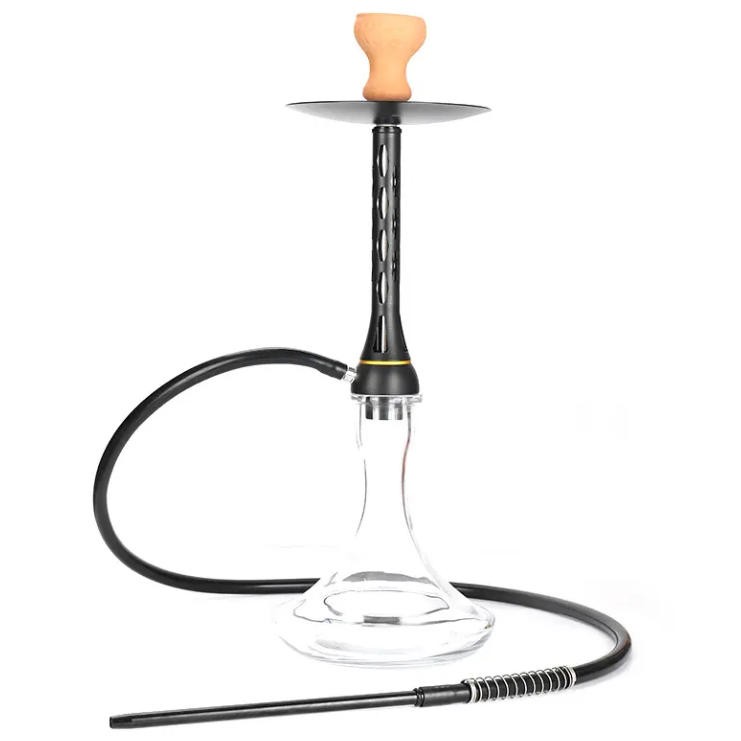 aluminum black hookah AL-BL04