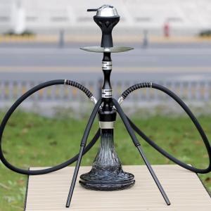aluminum black hookah AL-BL07