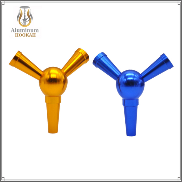 Multi Connector Shisha Hookah Pipe Hose Adapter 1 to 2 Splitter Hose Bypass Valve