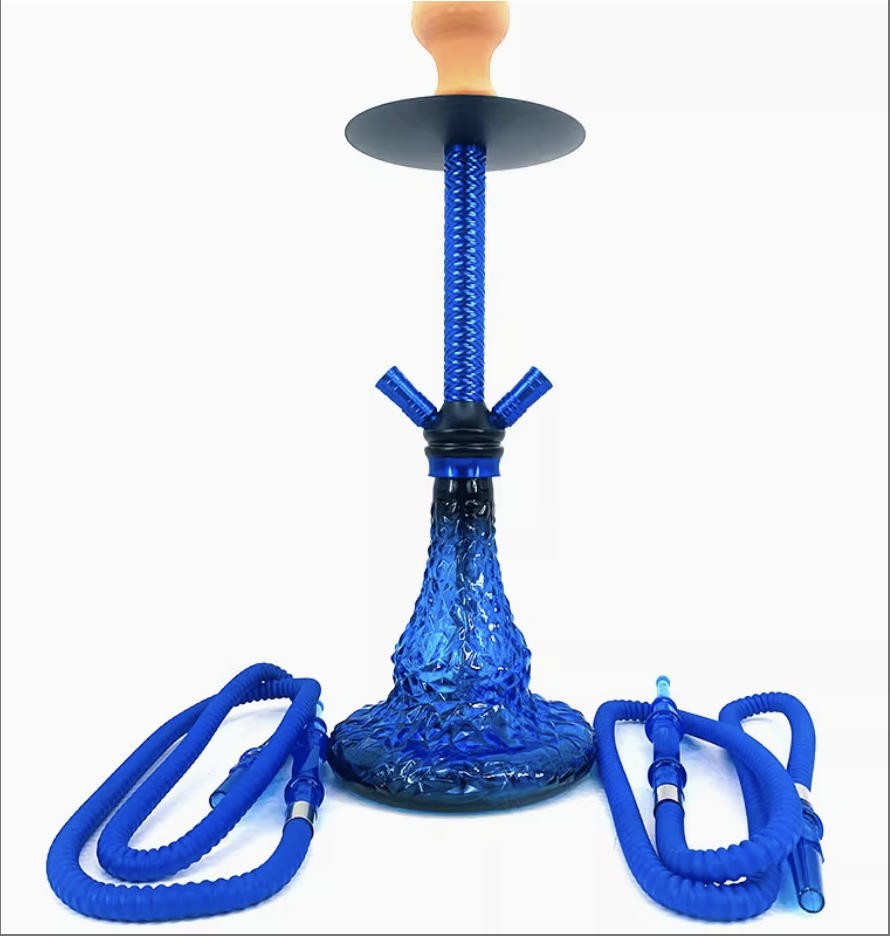 aluminum blue hookah AL-CB02