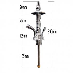 New zinc alloy hookah stem AL-ST2
