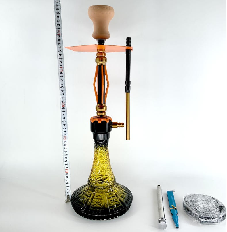 aluminum orange hookah AL-OR01