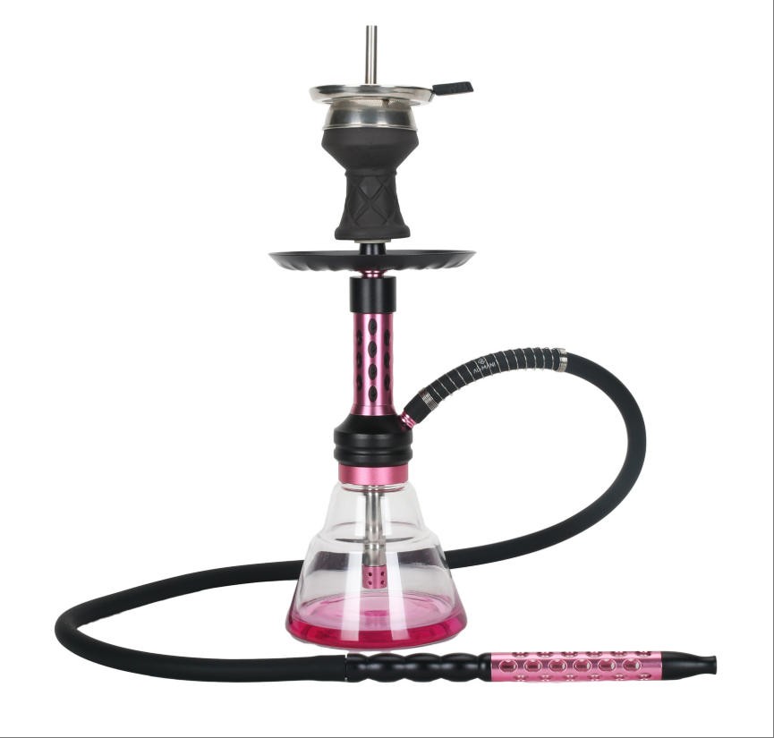 aluminum pink hookah AL-CP01