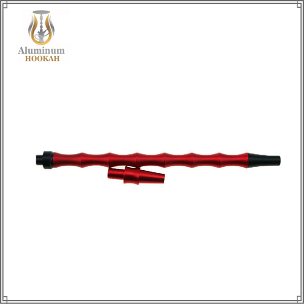 Fashion European Popular Water Tobacco Standard Hookah Accessories Aluminum Handle Silicone Hookah Hose