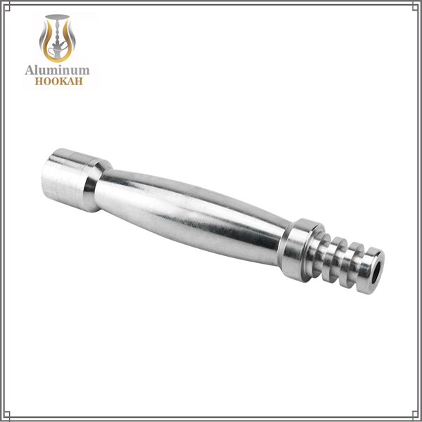 High quality aluminium hookah handle shisha hookah silicone hose Metal Mouthpiece