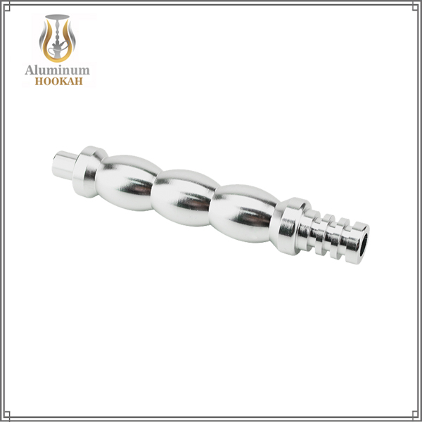 High quality aluminium hookah handle shisha hookah silicone hose Metal Mouthpiece