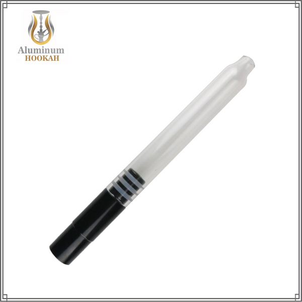 factory wholesale narguile accessories aluminum alloy hookah mouthpieces with glass shisha mouth tips