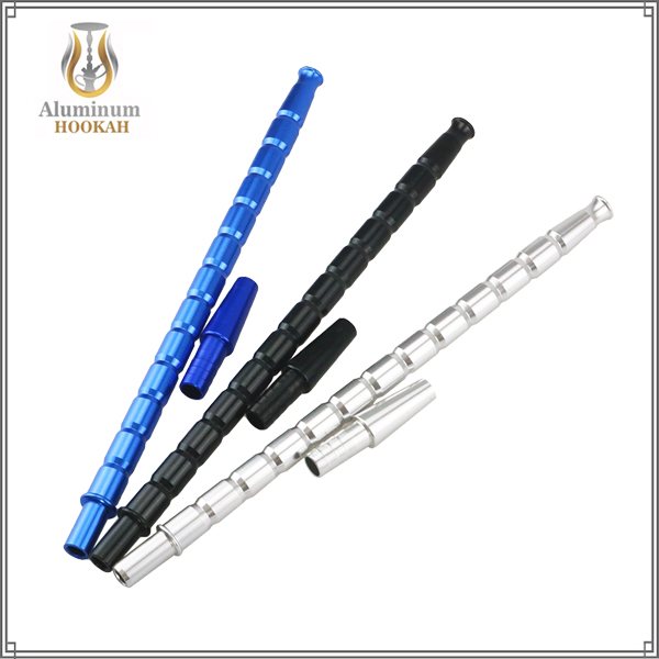 wholesale high quality aluminum alloy shisha mouthpieces hookah handle