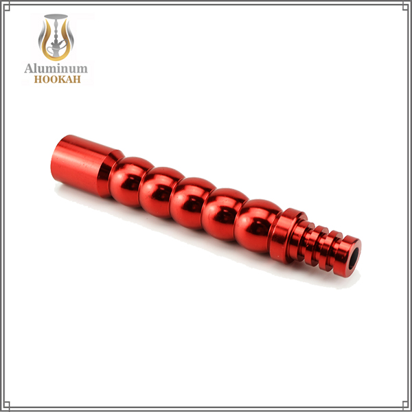High quality aluminium hookah handle shisha hookah silicone hose Metal Mouthpiece 