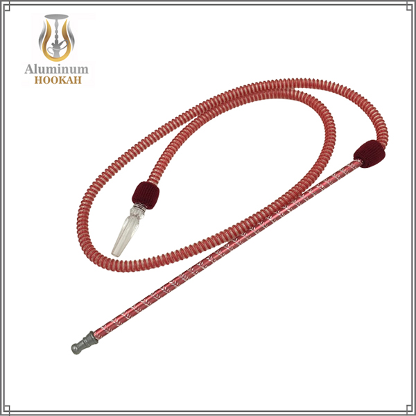 High quality aluminium hookah handle shisha hookah silicone hose Metal Mouthpiece 