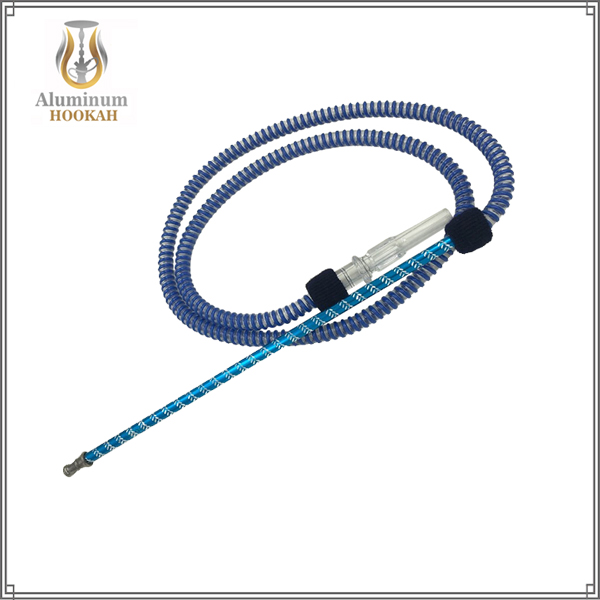 High quality aluminium hookah handle shisha hookah silicone hose Metal Mouthpiece 
