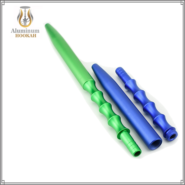 High quality aluminium hookah handle shisha hookah silicone hose Metal Mouthpiece