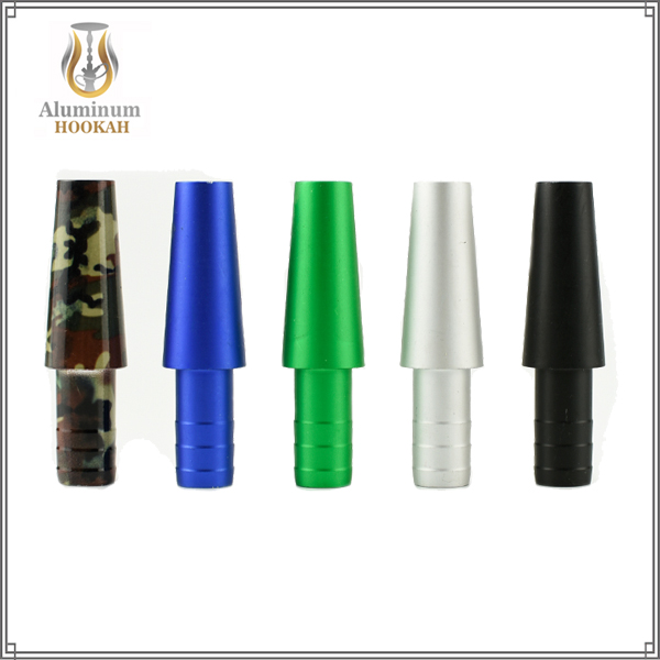 High quality aluminium hookah handle shisha hookah silicone hose Metal Mouthpiece 