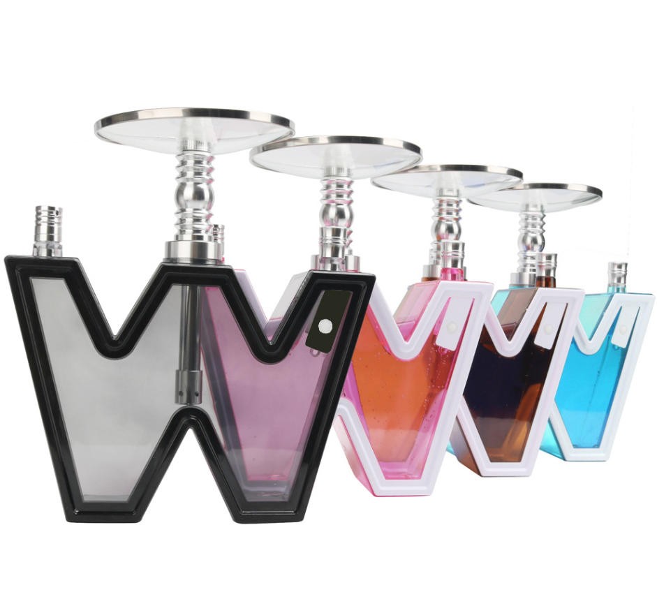 aluminum white hookah AL-WH02